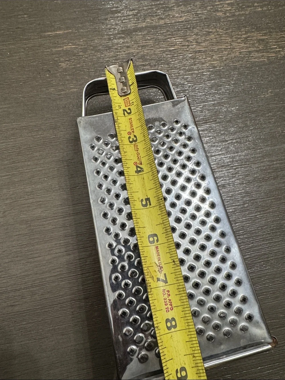 vintage Bromwell four-sided stainless steel box grater